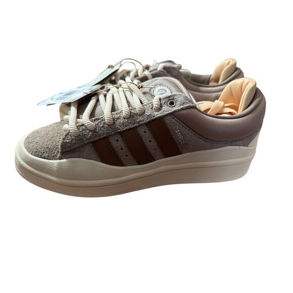 Bad Bunny adidas Originals Campus Chalky Brown Sand Beige Cream Men 6 Wmn 7 New - Picture 4 of 12